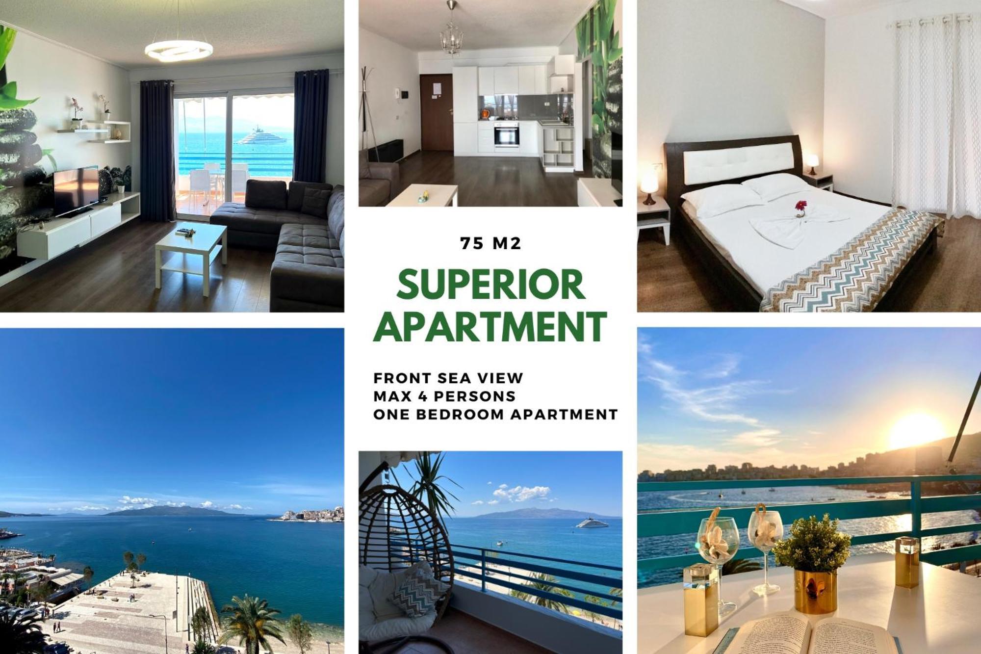 Aquamarine Apartments Sarandë Zimmer foto